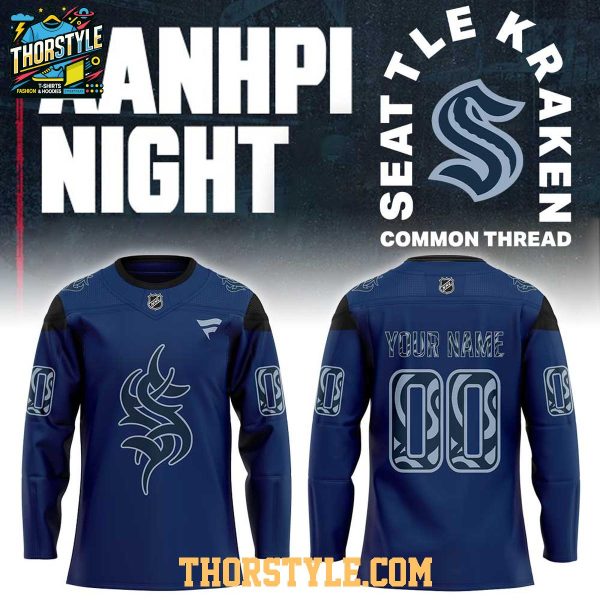 Seattle Kraken AANHPI Heritage Night 2026 Personalized Hockey Jersey