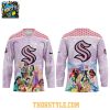 Seattle Kraken Disney Princess Game Night 2026 Personalized Hockey Jersey