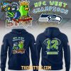 Seattle Seahawks NFC West Division Champions The King 2025 Hoodie T-Shirt