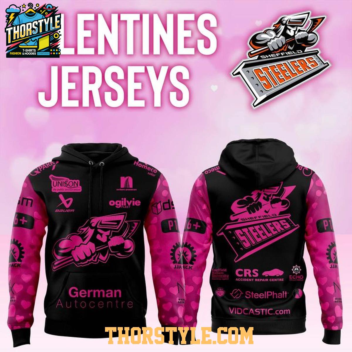 Sheffield Steelers 2026 Valentine's Night True Love Hoodie T-Shirt Sheffield Steelers 2026 Valentine's Night True Love Hoodie T-Shirt