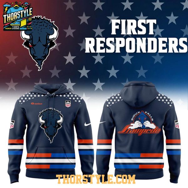 Sioux Falls Stampede First Responder Day 2026 Hoodie T-Shirt