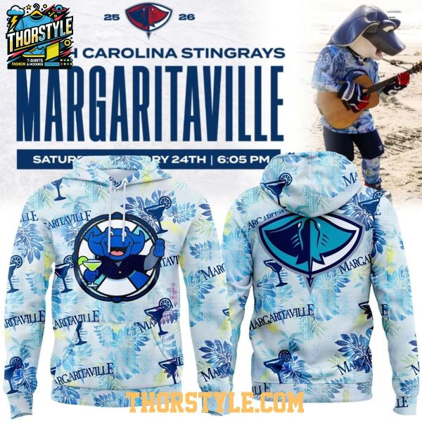 South Carolina Stingrays 2026 Margaritaville Vibe Night Hoodie Shirts