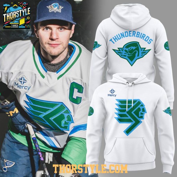 Springfield Thunderbirds Circa 1979 Throwback White 2026 Hoodie T-Shirt