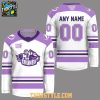 Syracuse Crunch 2026 Jack Finley Hockey Fights Cancer Hockey Jersey