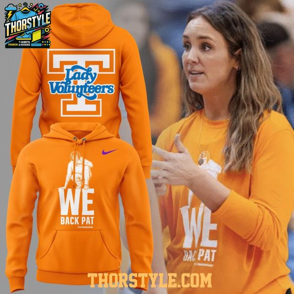 Tennessee Volunteers Lady Vols Basketball 2026 We Back Pat Night Hoodie T-Shirt