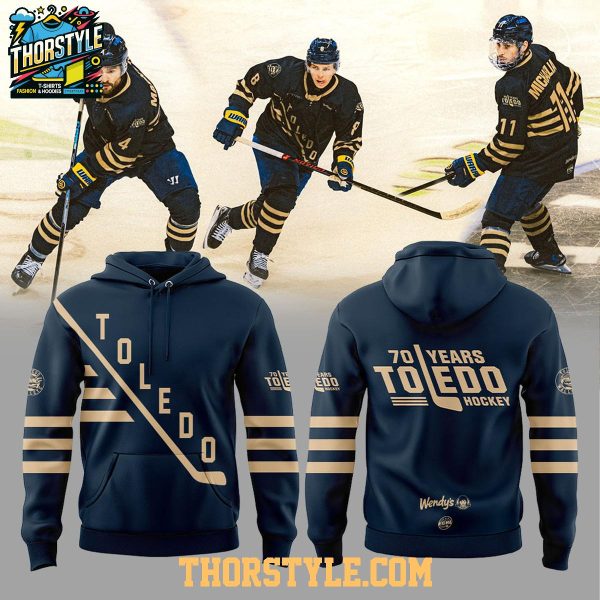 Toledo Walleye Heritage Weekend 70 Years Of Toledo 2026 Hoodie T-Shirt