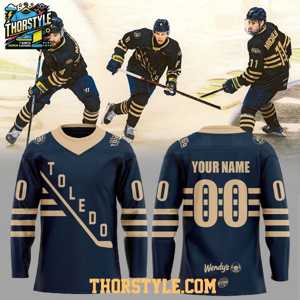 Toledo Walleye Honoring Heritage Weekend 2026 Game Personalized Hockey Jersey