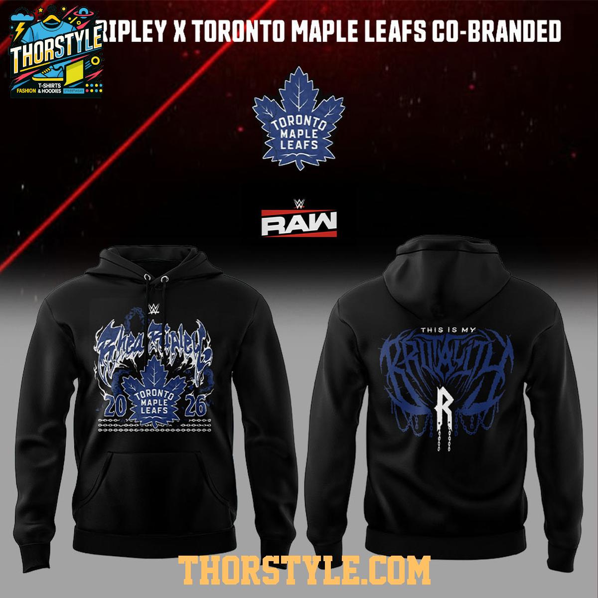 Toronto Maple Leafs 2026 Rhea Ripley MAMI Meets TML Hoodie T-Shirt Toronto Maple Leafs 2026 Rhea Ripley MAMI Meets TML Hoodie T-Shirt