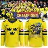 Tre Kronor World Junior Champs 2026 IIHF Personalized Hockey Jersey