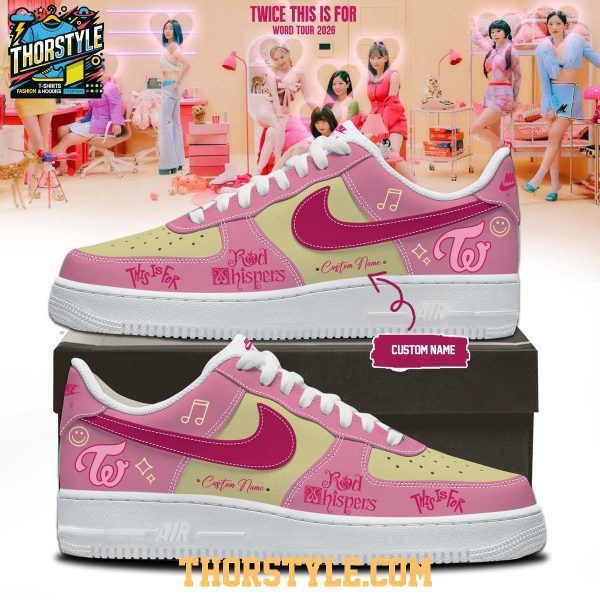Twice 2026 World Tour For Once Personalized Air Force 1 Shoes