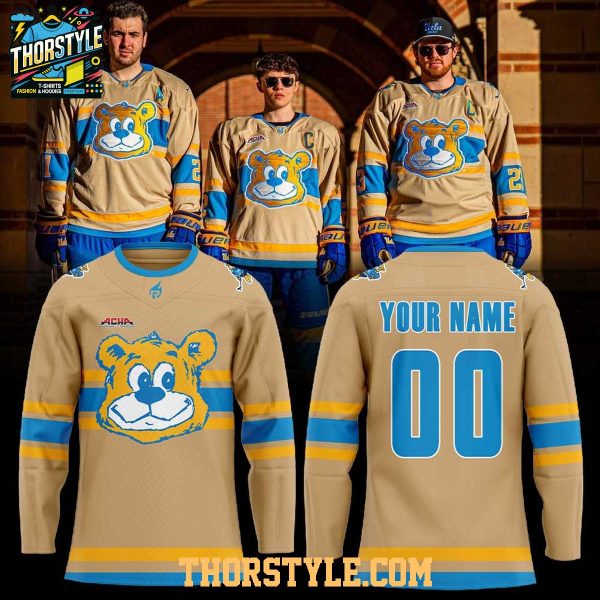 UCLA Bruins 100 Years Of UCLA Ice Hockey 2026 Personalized Hockey Jersey