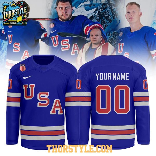USA National Team 2026 Olympic Winter Personalized Hockey Jersey