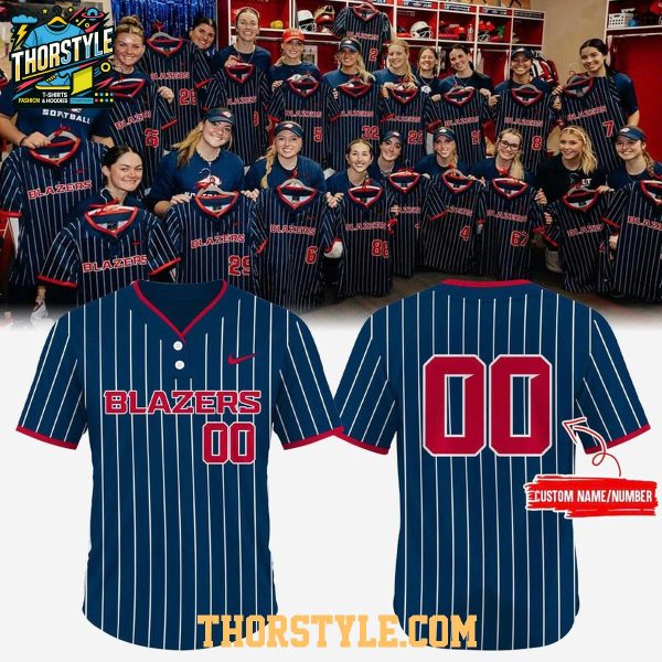 Utah Tech Trailblazers Softball 2026 Personalized Baseball Jersey