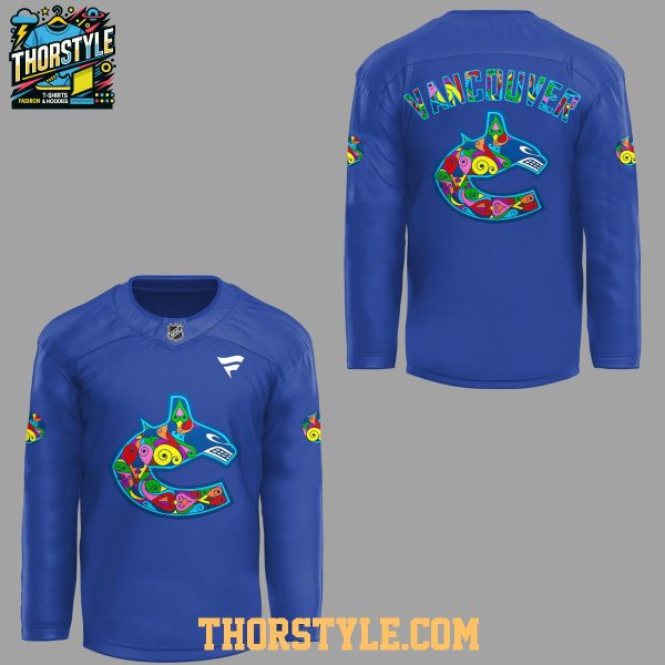 Vancouver Canucks Cheers For Pride Night 2026 Personalized Hockey Jersey
