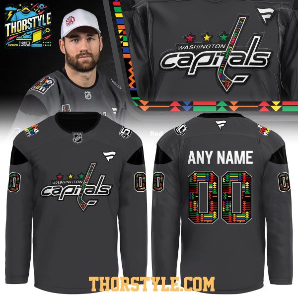 Washington Capitals x Black History NHL Night 2026 Personalized Hockey Jersey