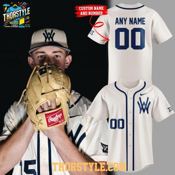 West Virginia Mountaineers Throwback Night 2026 Personalized Baseball Jersey