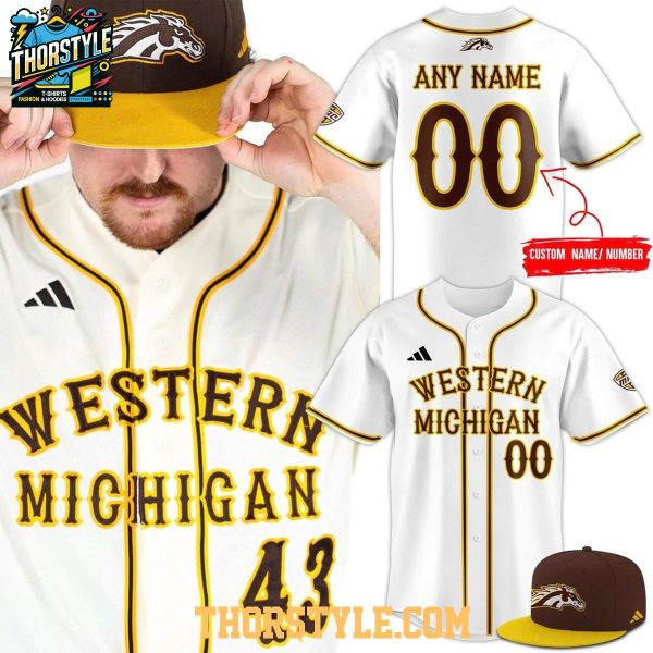 Western Michigan Broncos 2026 Throwback Personalized Baseball Jersey