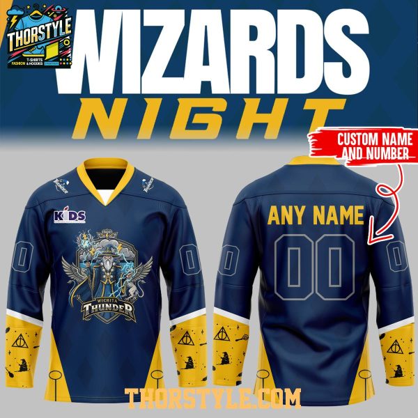 Wichita Thunder x Wizard Night 2026 Personalized Hockey Jersey