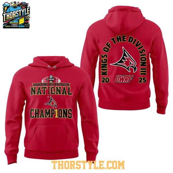 Wisconsin-River Falls Falcons King Of Division III Champions 2025 Hoodie T-Shirt