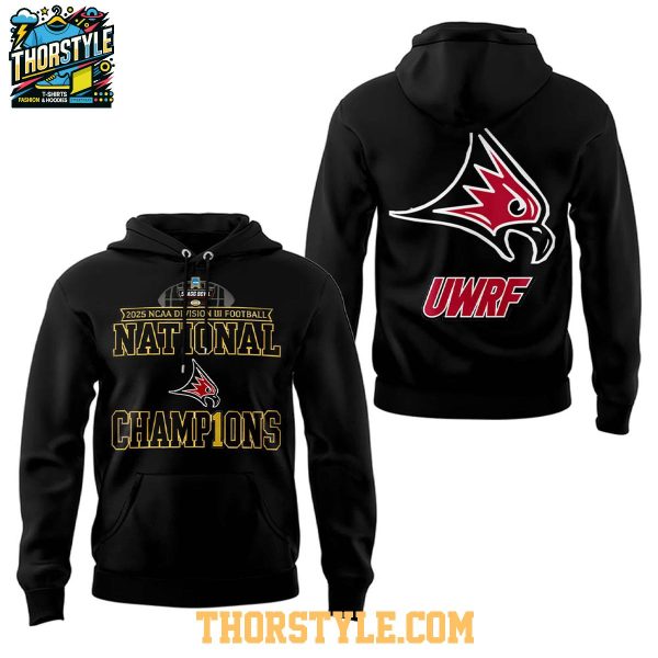 Wisconsin-River Falls Falcons NCAA Division III National Champions 2025 Hoodie