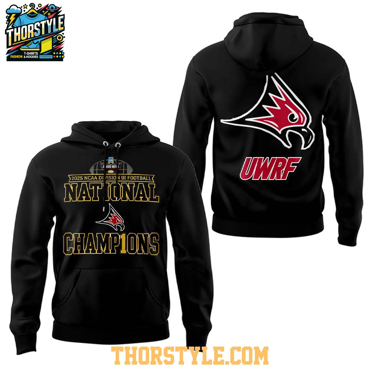 Wisconsin-River Falls Falcons NCAA Division III National Champions 2025 Hoodie Wisconsin-River Falls Falcons NCAA Division III National Champions 2025 Hoodie