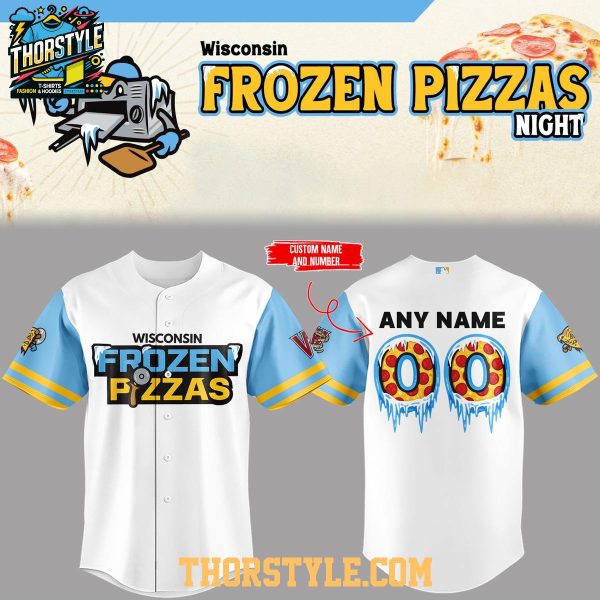 Wisconsin Timber Rattlers Frozen Pizzas 2026 Night Personalized Baseball Jersey