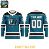 Worcester Railers HC 2026 Worcester Sharks Night Personalized Hockey Jersey