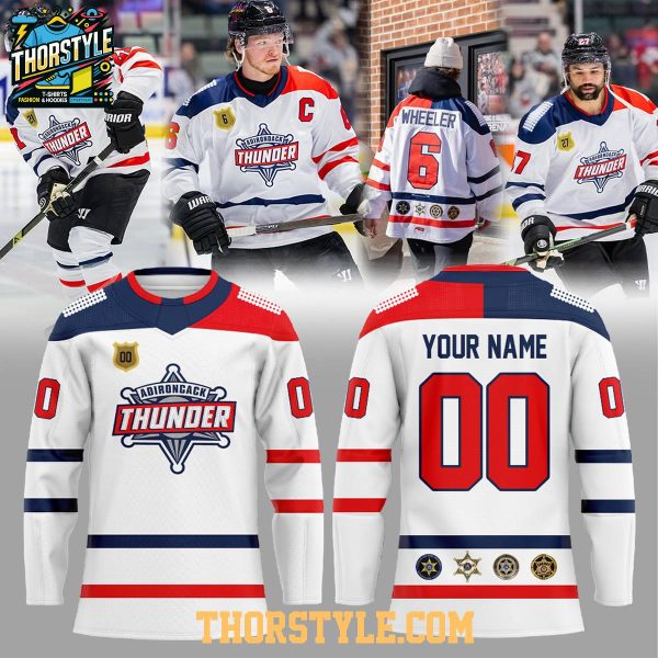 Adirondack Thunder Law Enforcement Night 2026 Personalized Hockey Jersey