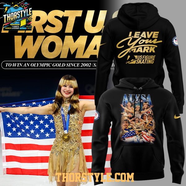 Alysa Liu Olympic Figure Skating Champions 2026 Golden Girl On Ice Hoodie