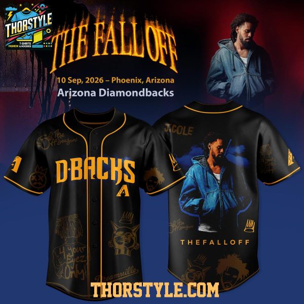 Arizona Diamondbacks x J. Cole The Fall Off 2026 Tour Baseball Jersey