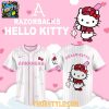 Hawaii Rainbow Warriors Hello Kitty 2026 Stripe Night Personalized Baseball Jersey