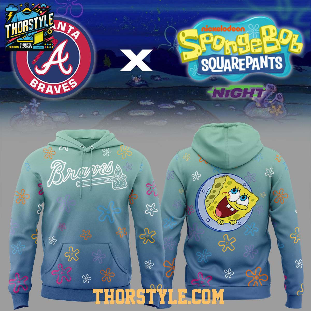 Atlanta Braves Spongebob Squarepants Night 2026 Hoodie T-Shirt Atlanta Braves Spongebob Squarepants Night 2026 Hoodie T-Shirt