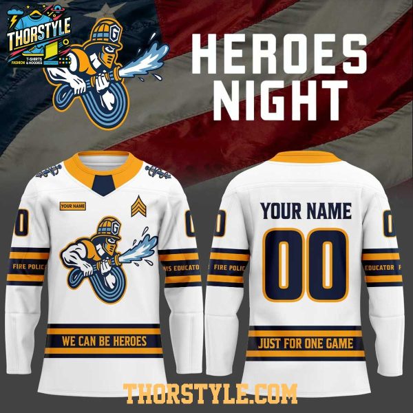 Atlanta Gladiators First Responders Heroes Night 2026 Hockey Jersey