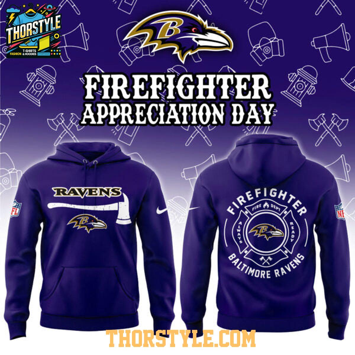 Baltimore Ravens Firefighter Application 2026 Game Night Hoodie Shirts Baltimore Ravens Firefighter Application 2026 Game Night Hoodie Shirts
