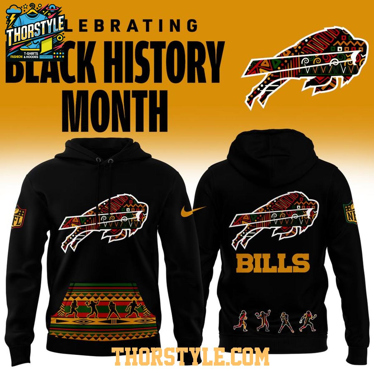 Buffalo Bills Black History Month 2026 NFL Hoodie T-Shirt Buffalo Bills Black History Month 2026 NFL Hoodie T-Shirt