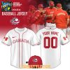 Canada World Baseball Classic 2026 Celebrating Personalized Jersey