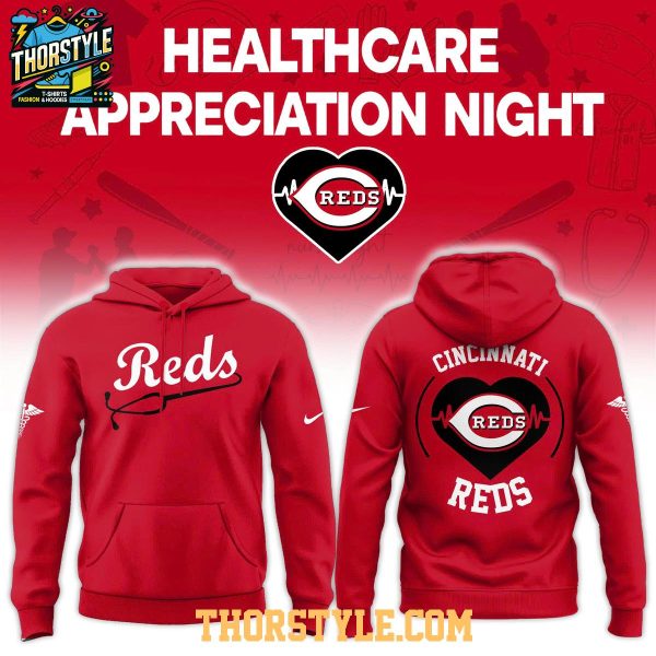 Cincinnati Reds Healthcare Appreciation Night 2026 x MLB Hoodie Shirts