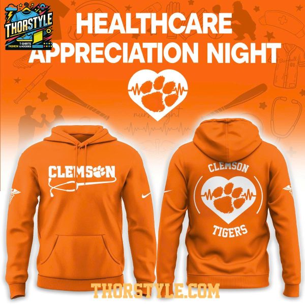 Clemson Tigers 2026 Healthcare Appreciation Night NCAA Hoodie Shirts