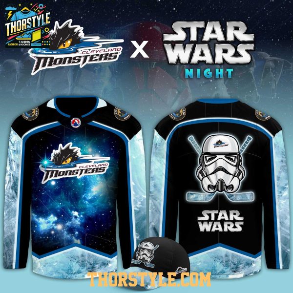 Cleveland Monsters Star Wars Game Night 2026 Personalized Hockey Jersey
