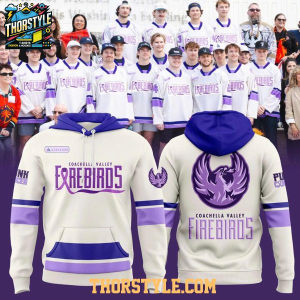 Coachella Valley Firebirds Cancer Awareness Night  2026 Hoodie