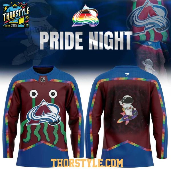 Colorado Avalanche Pride Night 2026 x Sam Lyles Personalized Hockey Jersey