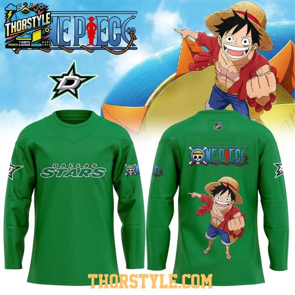 Dallas Stars One Piece Into The Grand Line 2026 Hockey Jersey
