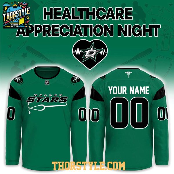 Dallas Stars x Healthcare Appreciation Night 2026 Personalized Hockey Jersey