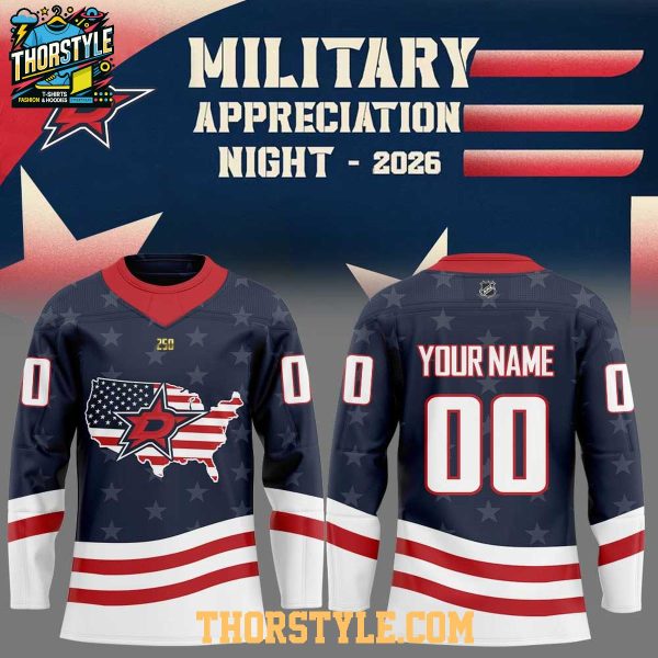 Dallas Stars x Military Appreciation Night 2026 Hockey Jersey