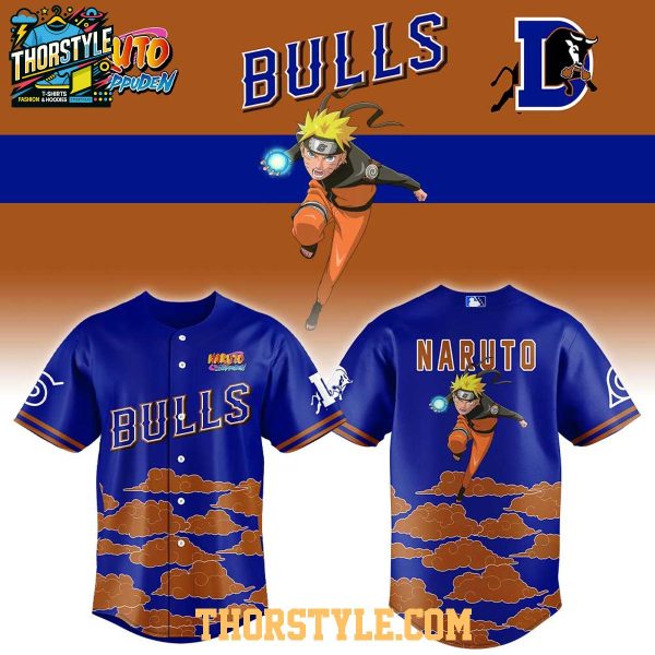 Durham Bulls Naruro Shippuden Night 2026 Personalized Baseball Jersey
