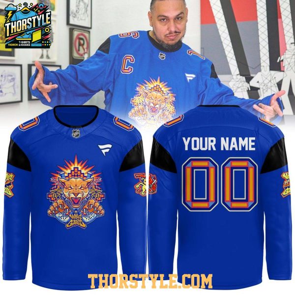 Florida Panthers Vamos Gatos Night 2026 Personalized Hockey Jersey