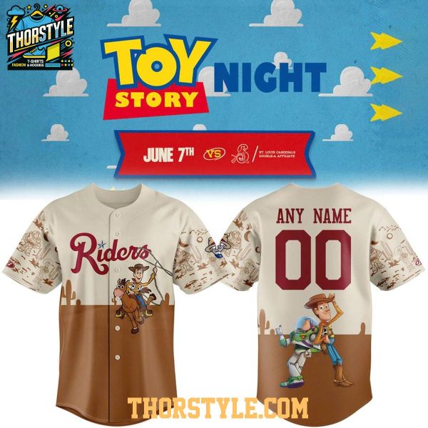 Frisco RoughRiders 2026 Toy Story Night Personalized Baseball Jersey