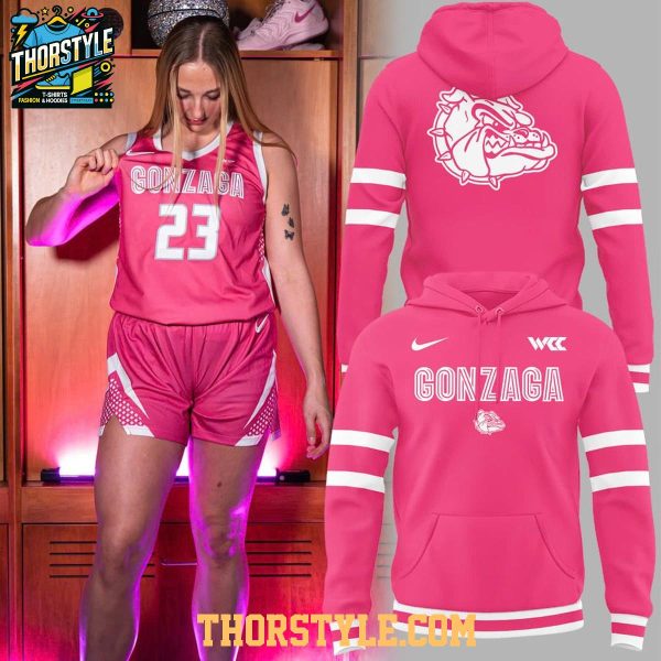 Gonzaga Bulldogs Pink For A Purpose 2026 Fight Cancer Hoodie T-Shirt