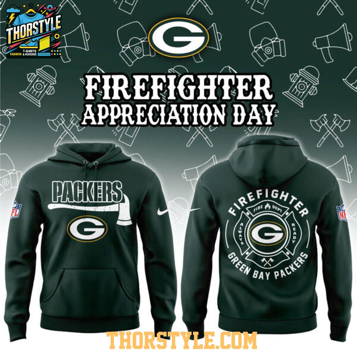 Green Bay Packers Firefighter Application 2026 Game Night Hoodie Shirts Green Bay Packers Firefighter Application 2026 Game Night Hoodie Shirts