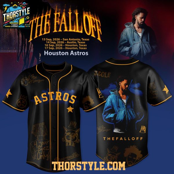 Houston Astros x J. Cole The Fall Off 2026 Tour Baseball Jersey